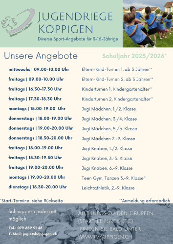 Flyer zum Jugistart Aug 2025_Seite 1
